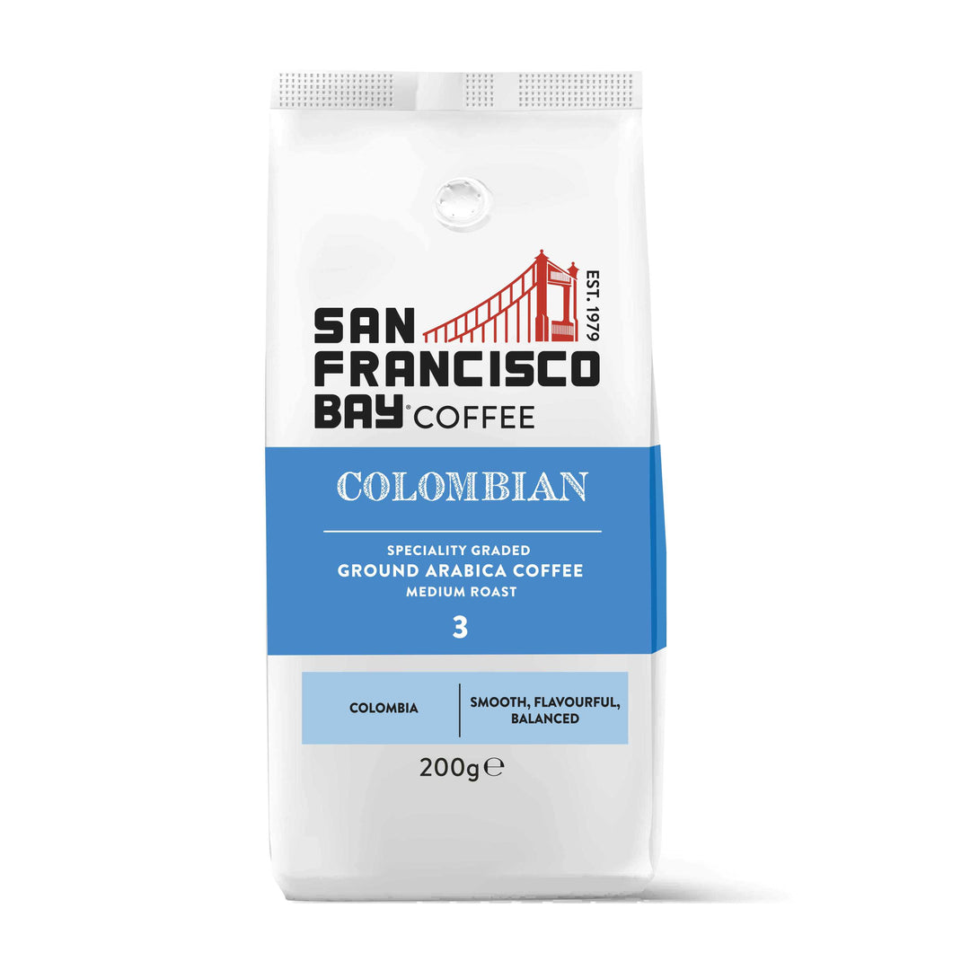 Colombian Supremo Ground Coffee, 200g Bag